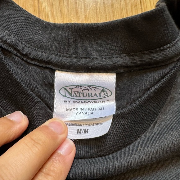 Black Graphic Tee with Neon Green Design - Picture 4 of 6